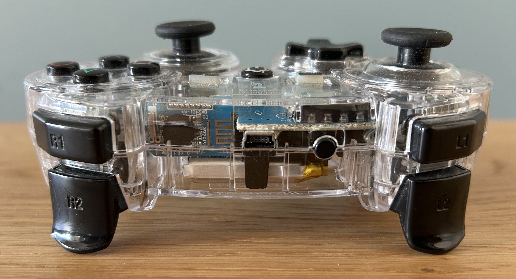 Controller: PS3 Wireless Controller Clear Design + Dongle – Gebraucht aus Liebefeld von Eaglewings5 2