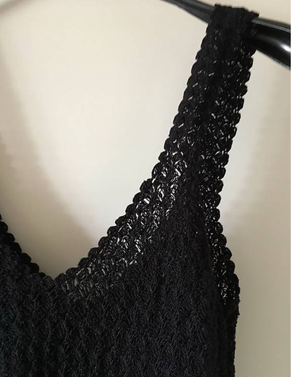 Top: Schwarzes Stricktop Grösse S – Nuovo (secondo la descrizione) da Zürich venduto da MariaSusanne 1