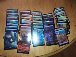 Magic The Gathering Foil Full-Art Länder Set 43x