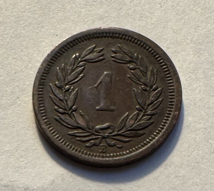 Alle Münzen: 1897 1 Rappen -unz – Neu (gemäss Beschreibung) aus Kirchberg SG von Zenhad69 1