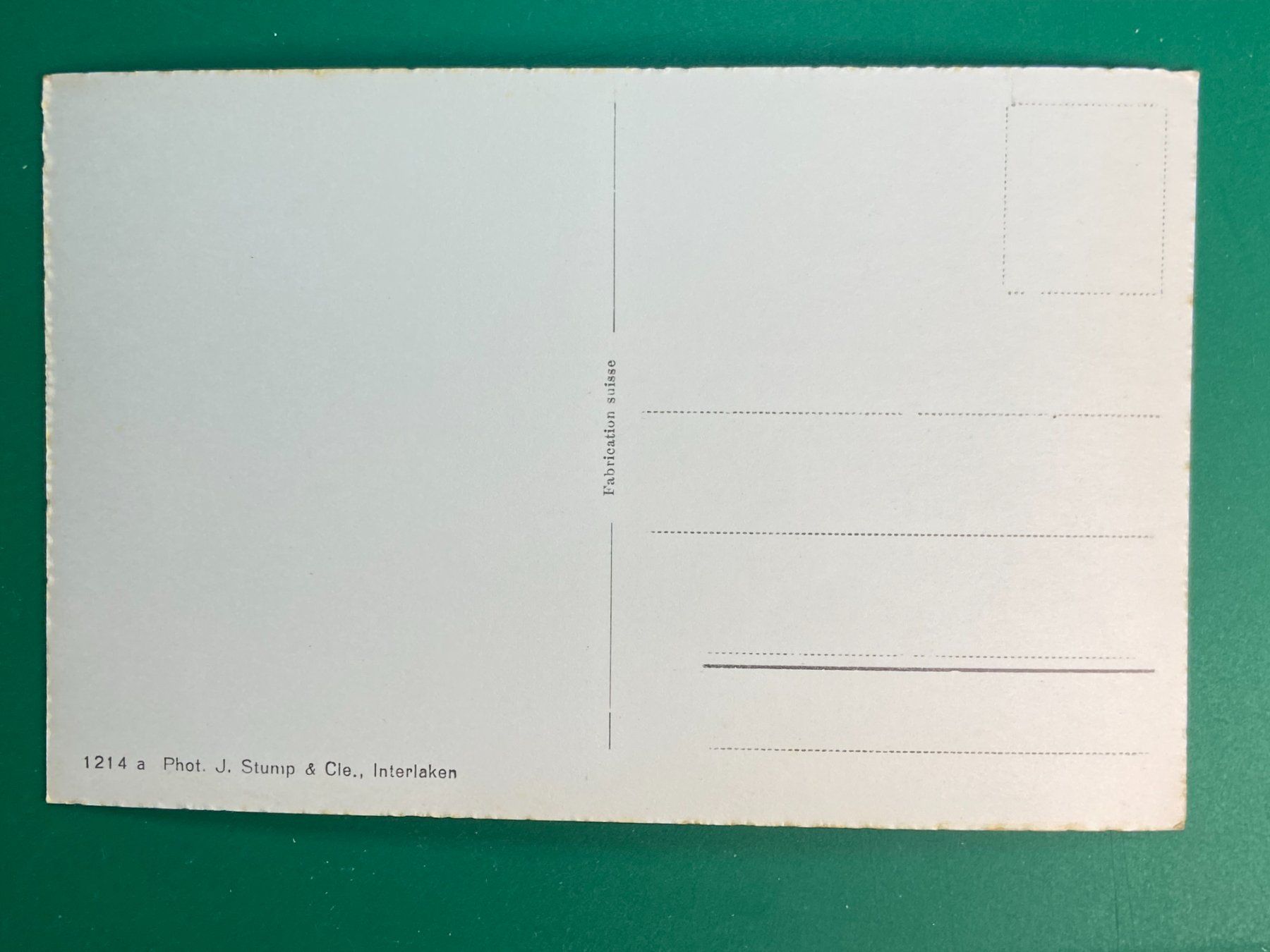 Cartoline postali: Interlaken mit Jungfrau – Usato da Steg VS venduto da danwer74 1