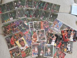 Konvolut NBA Sammelkarten 97 diverse Spieler