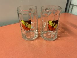 2 Biergläser mit Wappen 2006 ca. 13 cm.  hoch