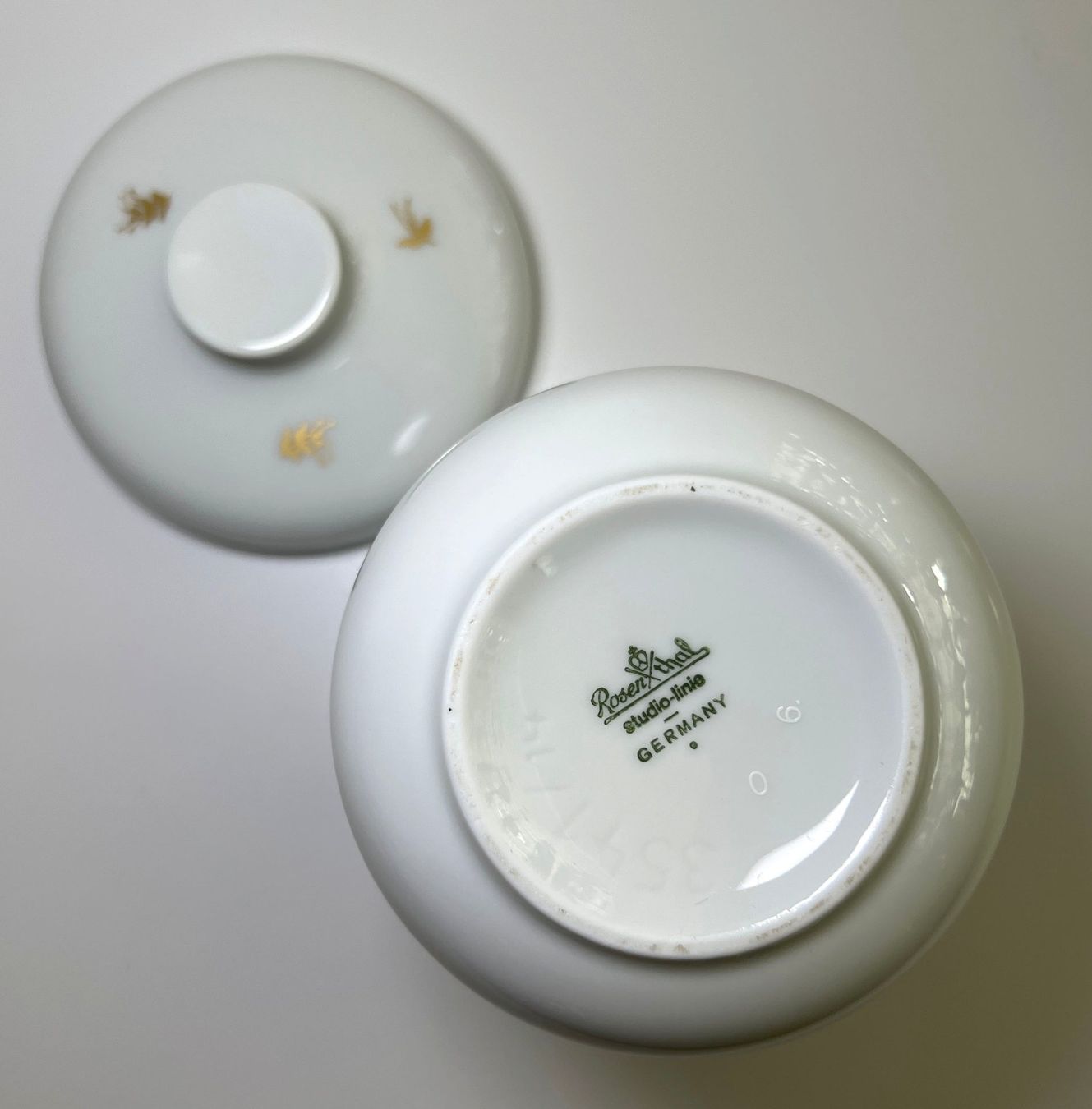 Rosenthal Zuckerdosen: ROSENTHAL STUDIO LINE*KNOPF DECKEL DOSE* – Gebraucht aus Dübendorf von Smisbox 6