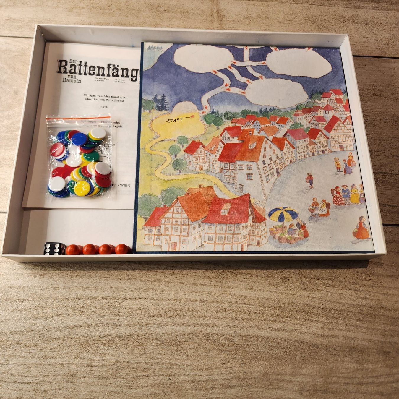 Ravensburger Giochi: Brettspiel "Der Rattenfänger von Hameln" – Usato da Altendorf venduto da Zeitkapsel 3