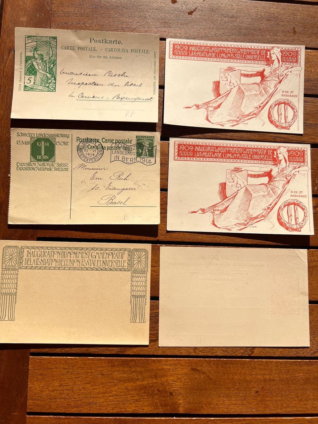Cartoline postali: 6 Cartes Postales 1900 – Usato da Savigny venduto da ron_q529