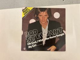 Rod Stewart Maxi Single  - Oh God, I Wish I Was Home Tonight
