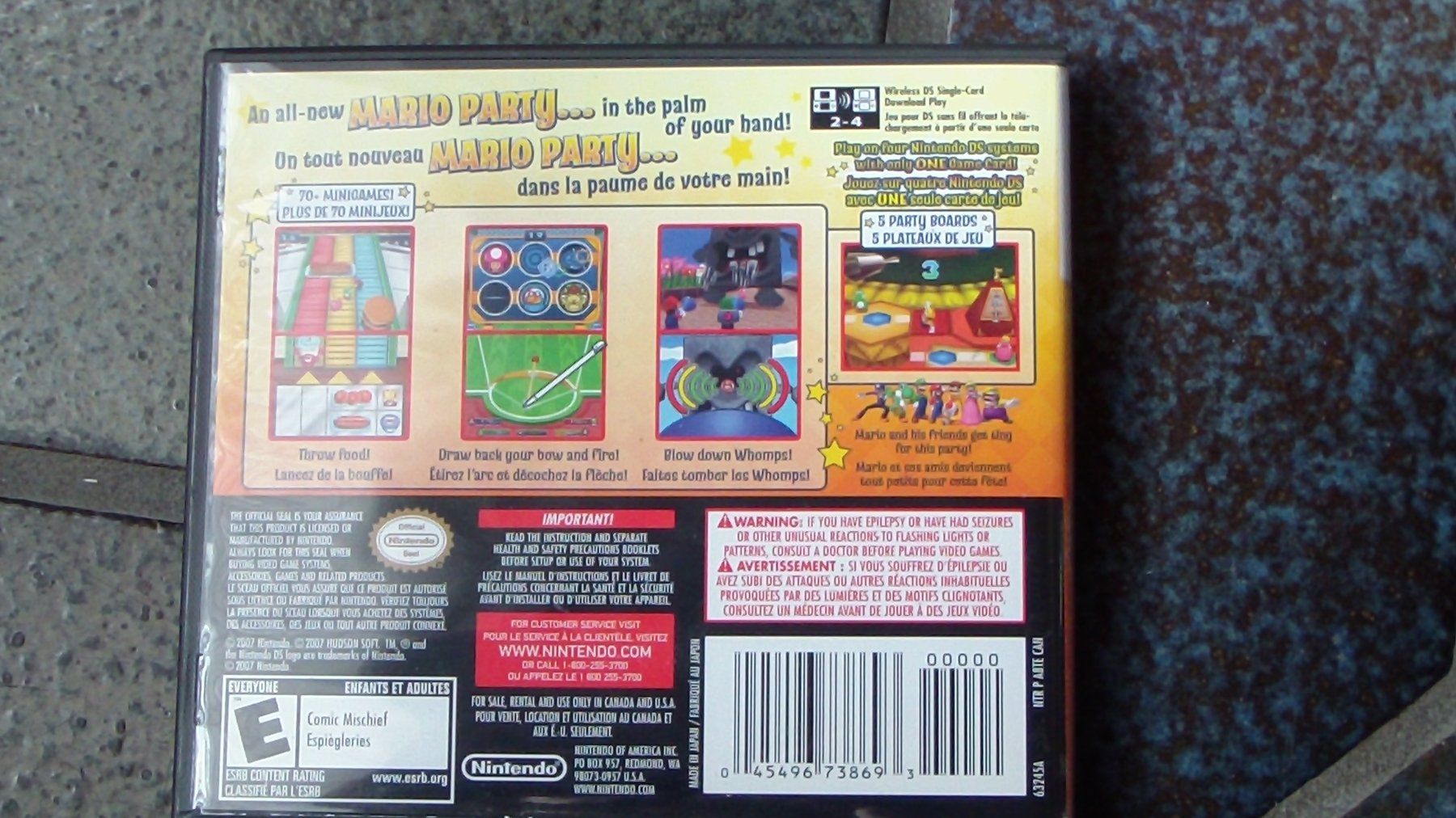 Nintendo Giochi: Boite+notice mario party ds version Canadienne – Usato da Vollèges venduto da Berard0 3