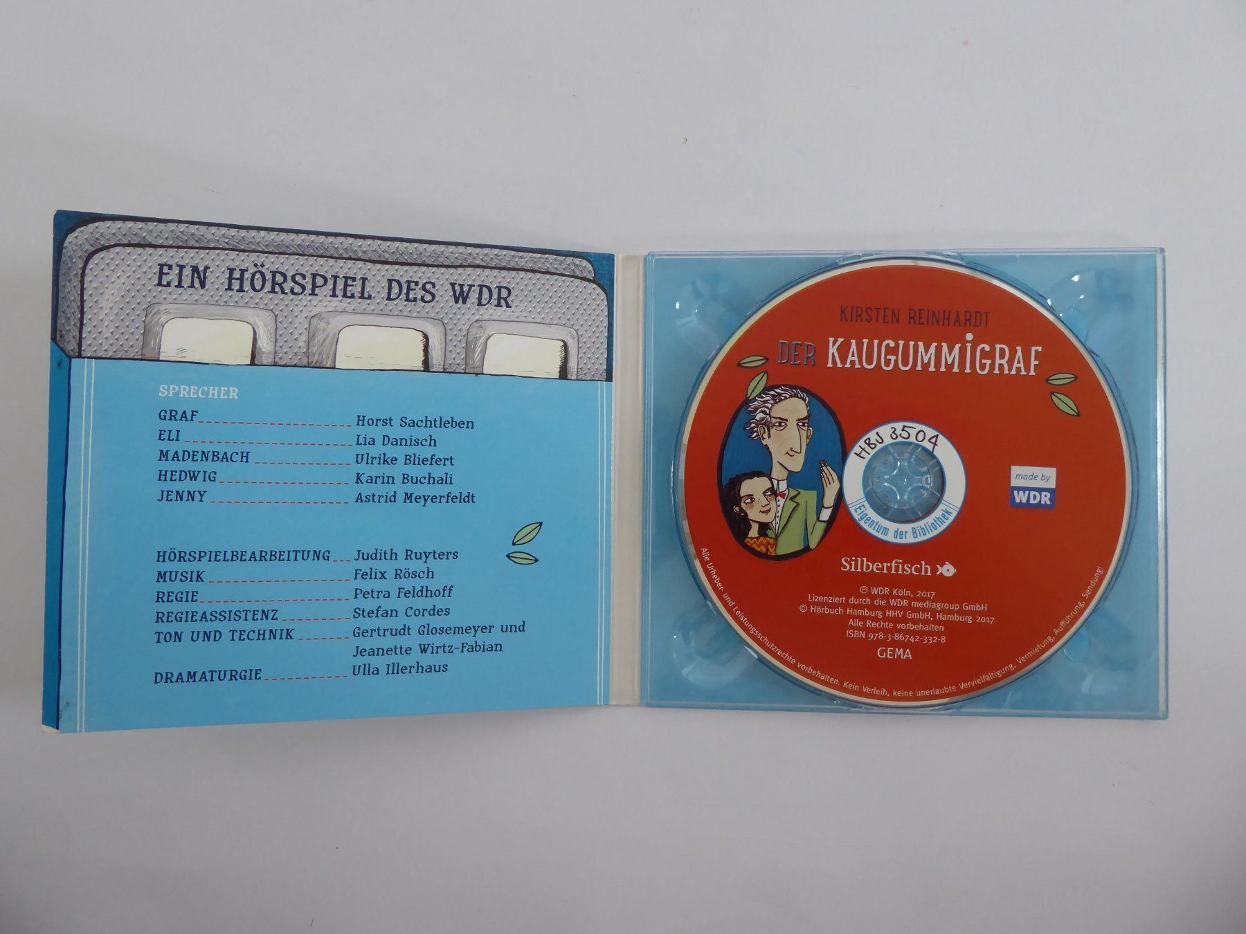 CDs: CD: Der Kaugummigraf, WDR, Silberfisch Verlag, 2017 – Gebraucht aus Turbenthal von Panau 1