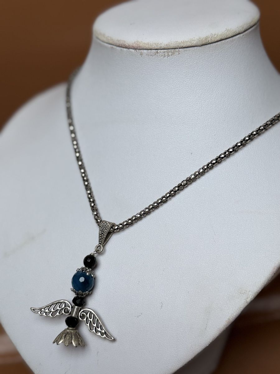 Catenine: Engel Achat Collier NEU – Nuovo e nell'imballaggio originale da Basel venduto da Chili007