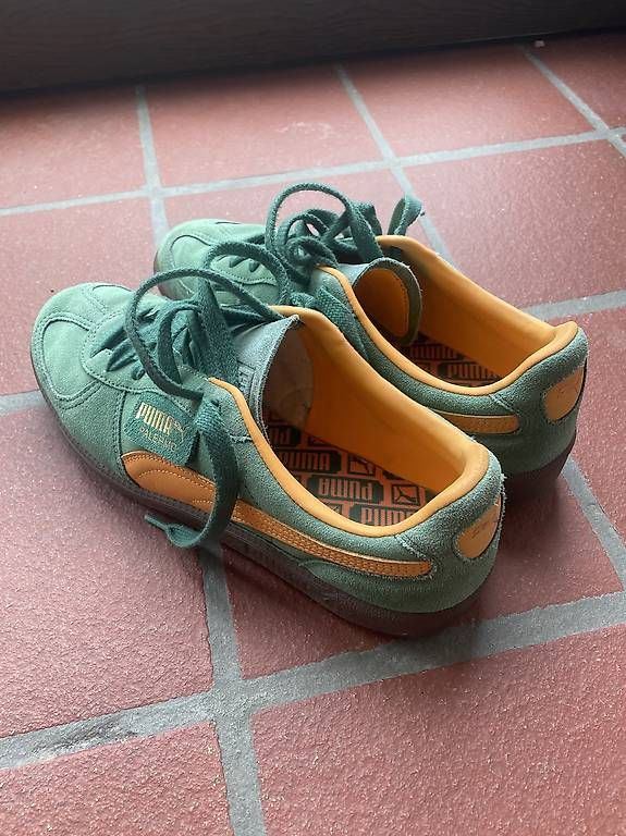 Scarpe da uomo: Puma Palermo Grün/Orange Gr. 43 – Usato da Neuhausen am Rheinfall venduto da Kordian_W 2