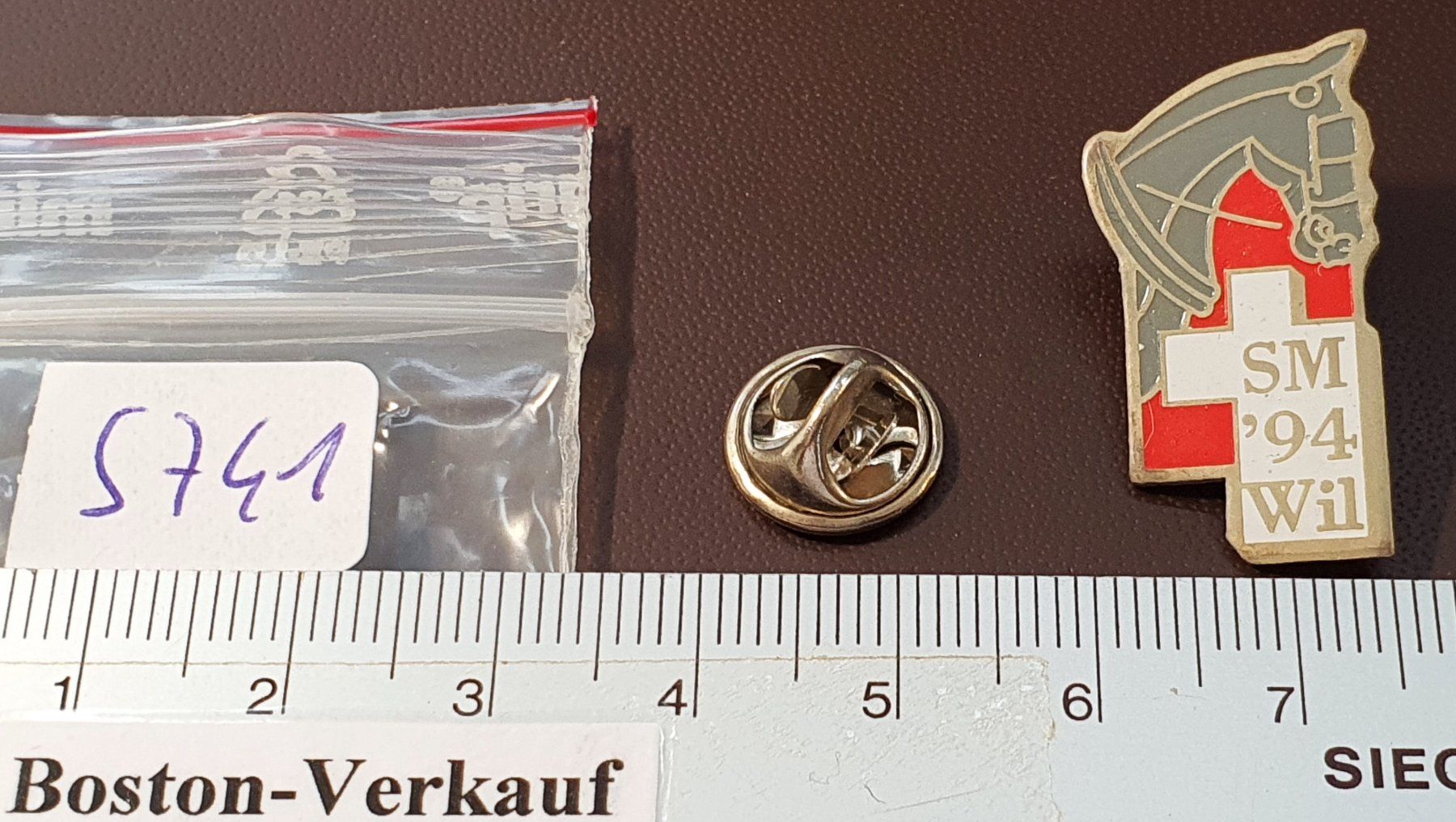 Placchette & Badge: S741 - Pin Schweizer Meisterschaft SM 94 Wil Pferd – Usato da Reinach BL venduto da Boston-Verkauf 1