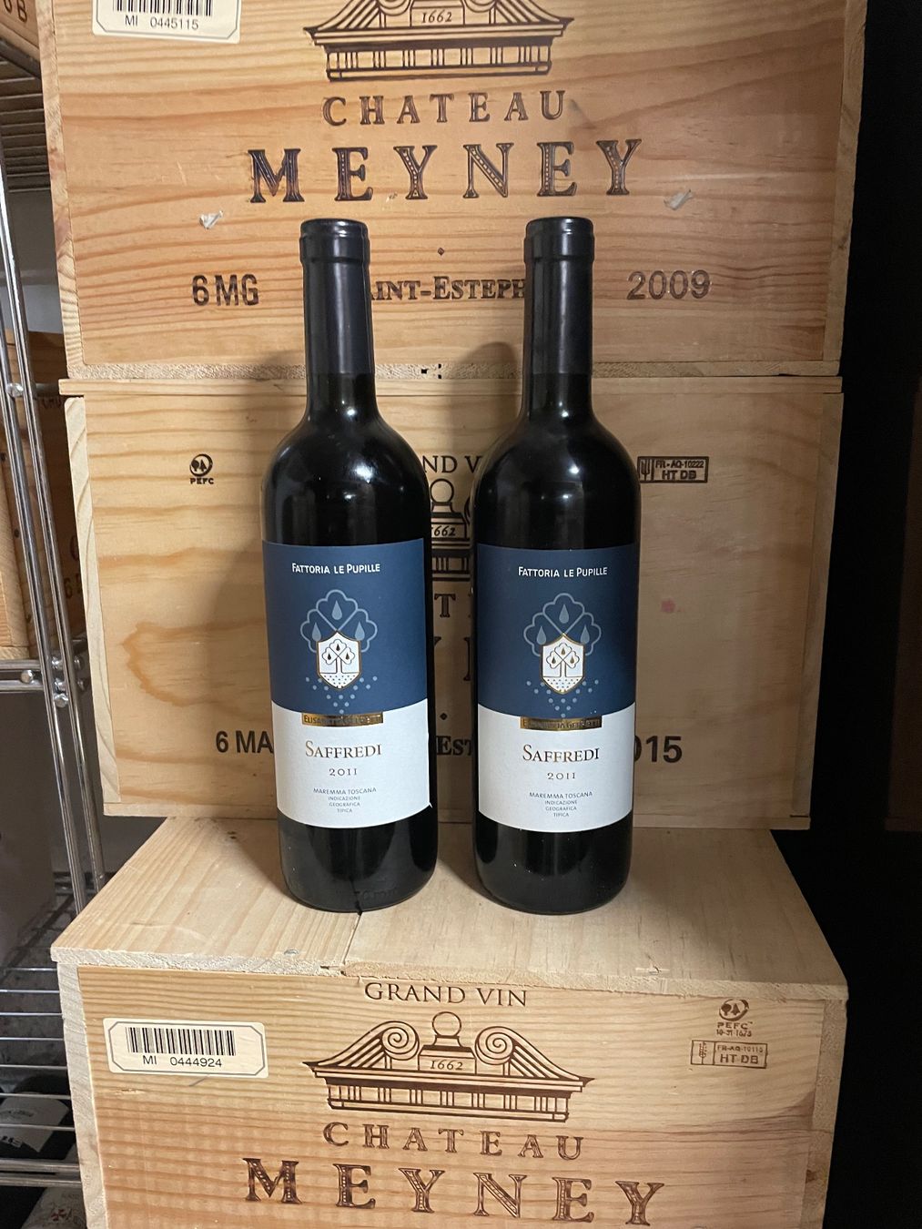 Vino: 2 Flaschen 0.75 L Saffredi 2011 – Nuovo e nell'imballaggio originale da Zuerich venduto da Malecoendli