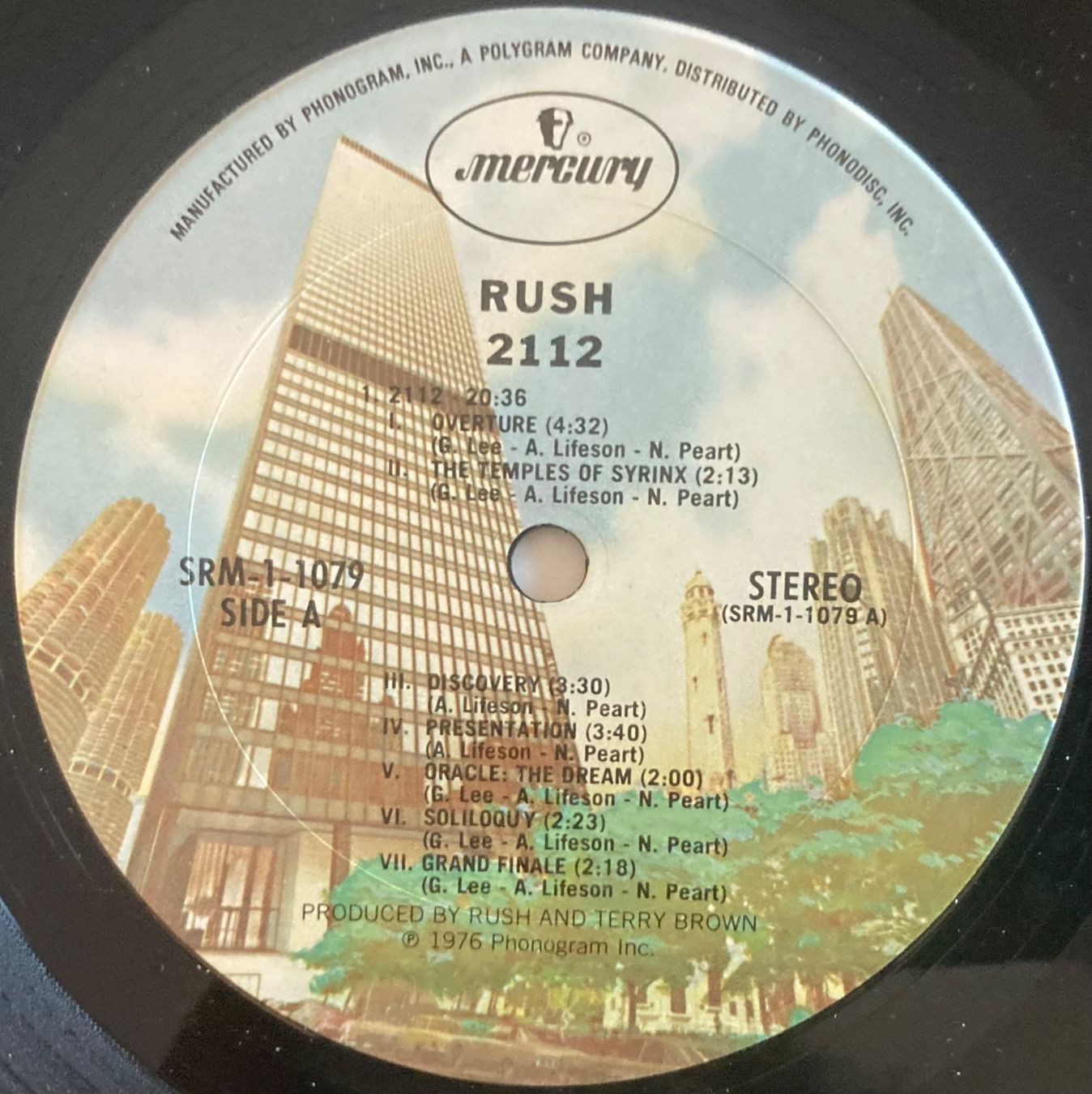 Dischi in vinile: RUSH - 2112 – Usato da Poliez-Pittet venduto da Newtown-Records 3