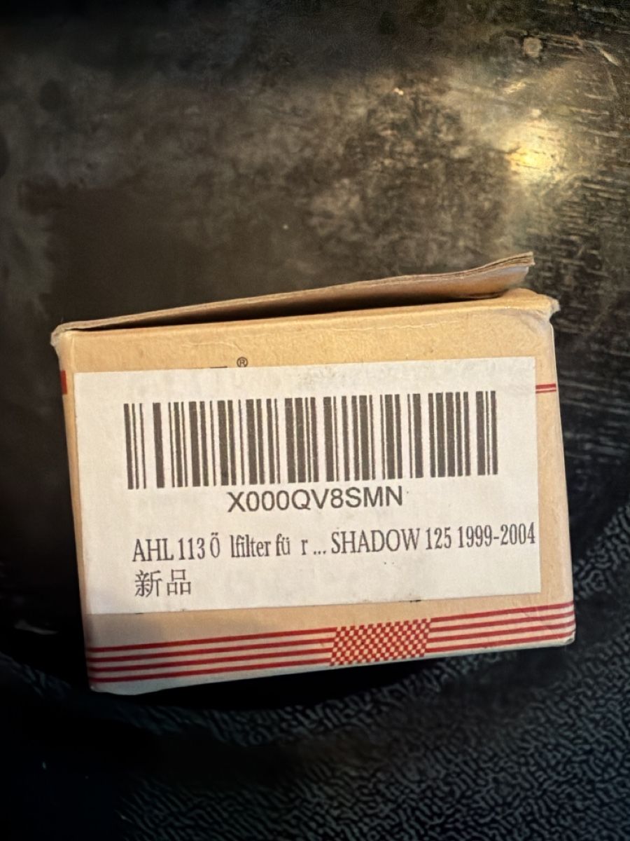 Sanitari:  AHL1130 Shadow 125 1999-2004 Ölfilter  – Usato da Basel venduto da Brolo.tv 1