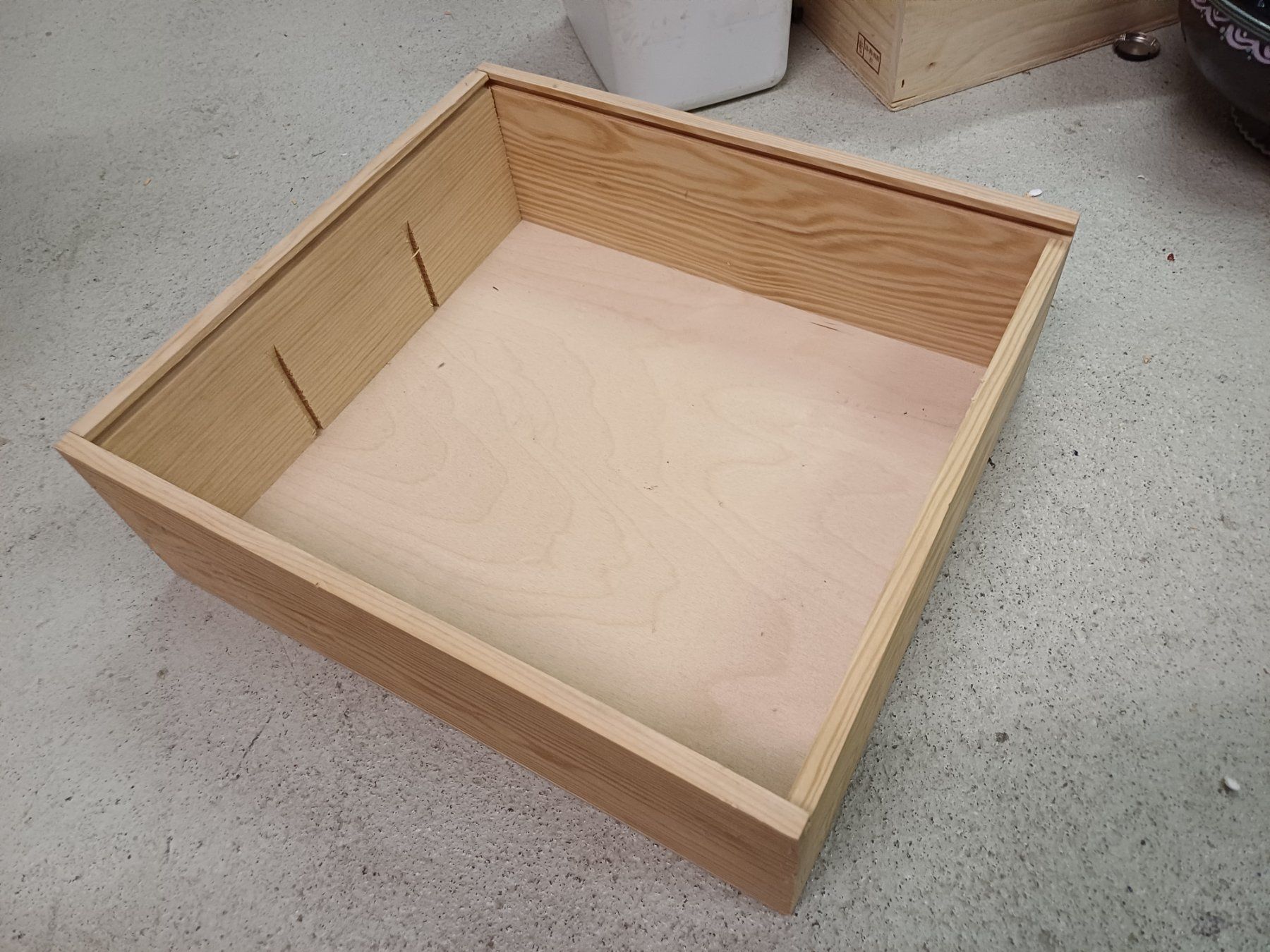 Altro: 3er Weinkiste leer 32x29.5x10 cm – Usato da Bowil venduto da Basima