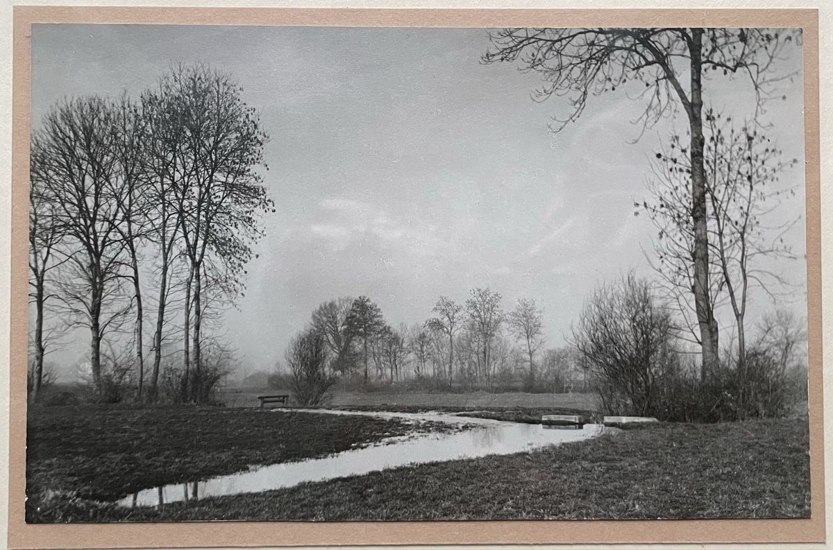 Poster & Bilder: Max Gilli Bromöldruck 1925 bei Langenthal – Gebraucht aus Biel/Bienne von Galaq