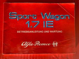 Alfa Romeo 33 Sportwagon Bedienungsanleitung 