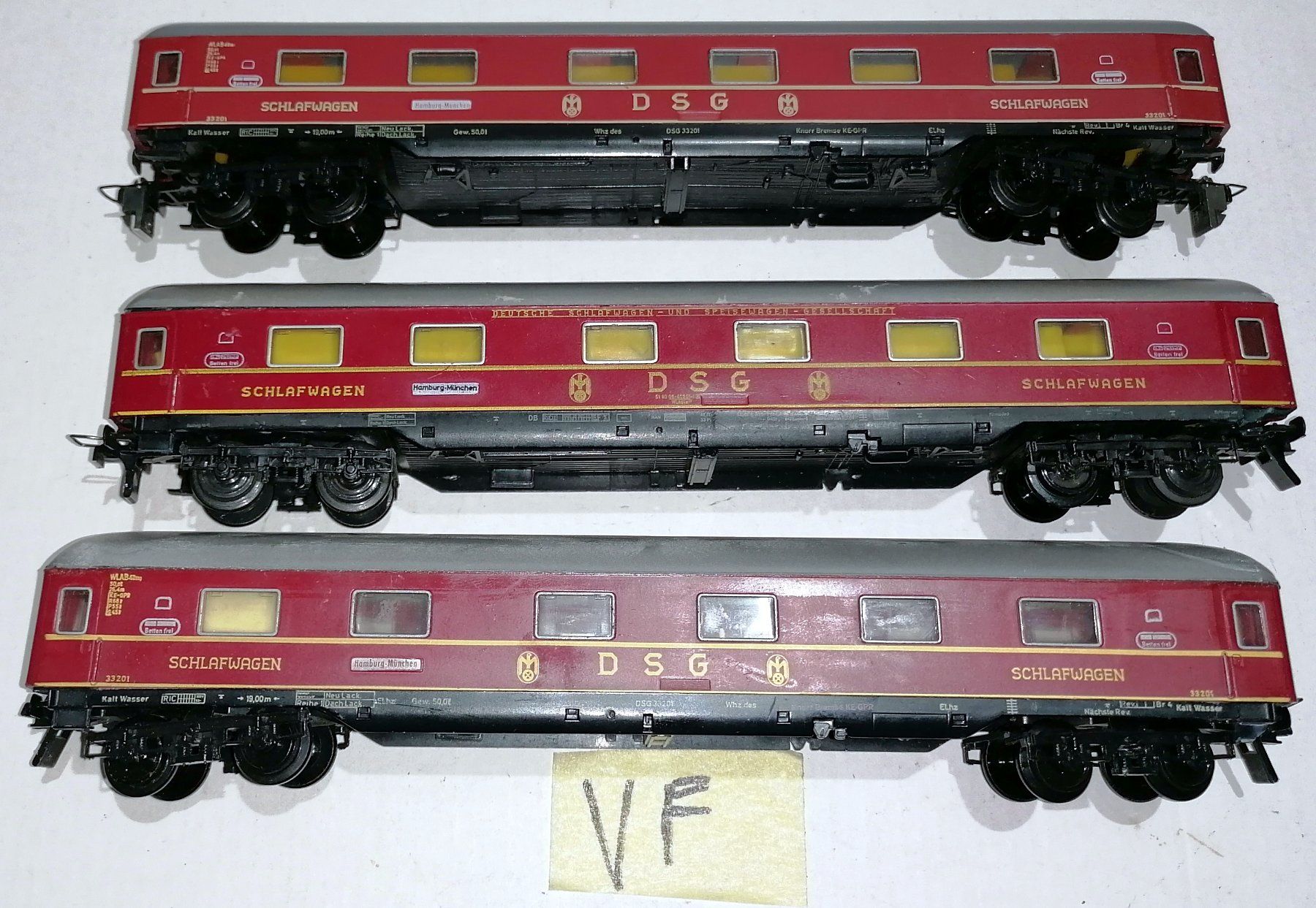 Trix Modelleisenbahnen: VF) Trix Express 3x DSG Schlaf-Wagen – Gebraucht aus Brittnau von Regina35 2