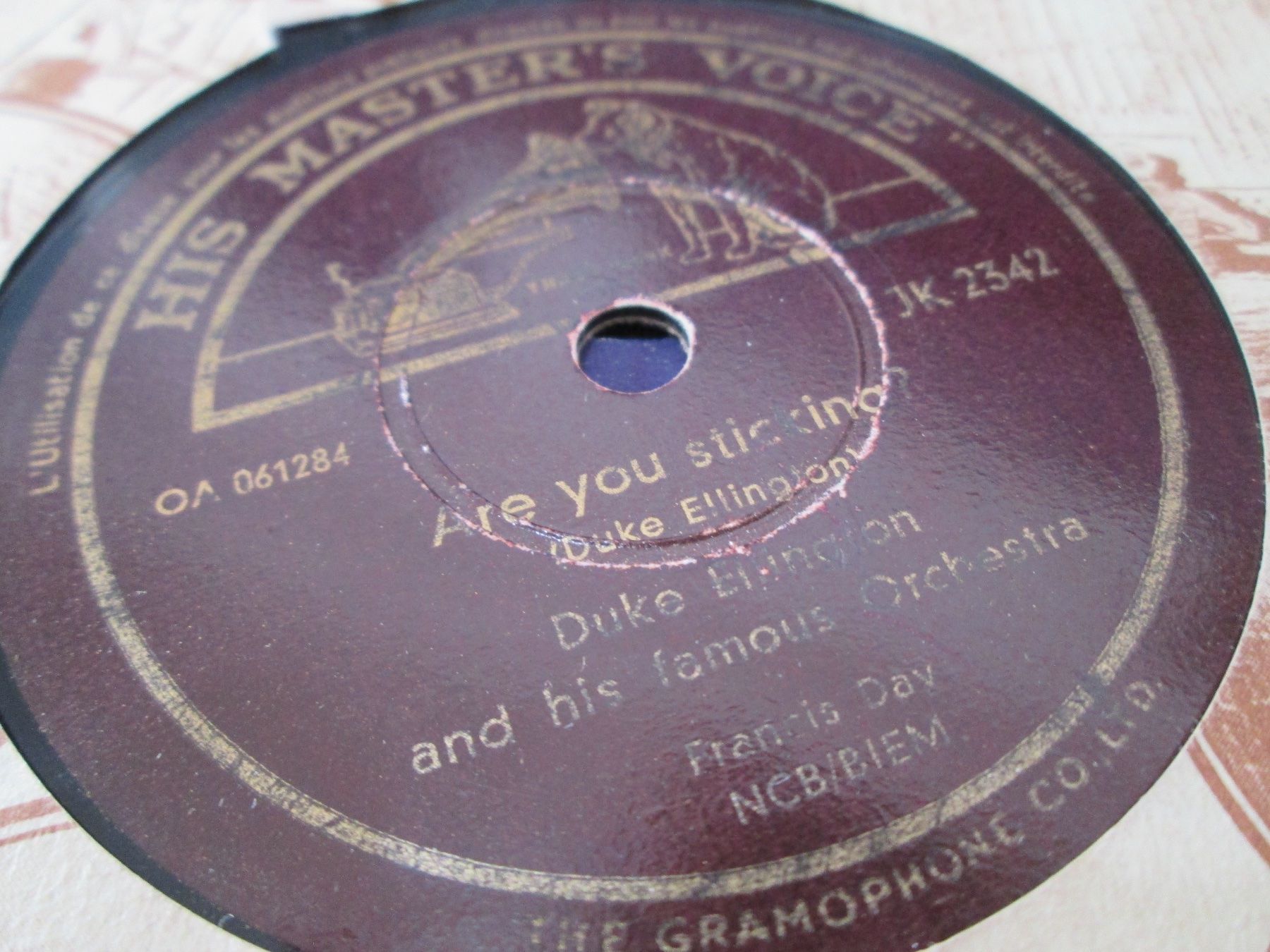 Schallplatten: DISQUES 78 TOURS – Gebraucht aus Lausanne von Leag 2