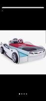 Kinderbett Rennwagen Design weiss gebraucht guter Zustand