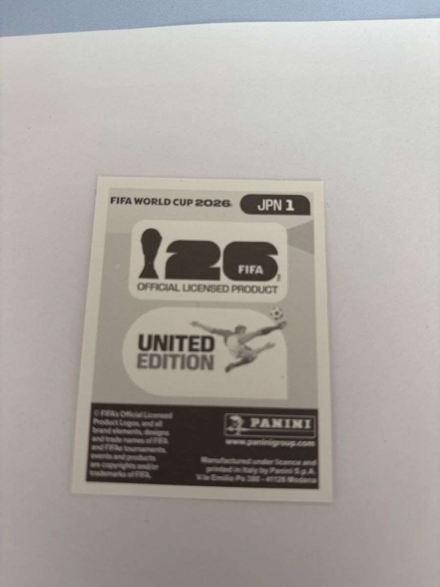 Panini Carte collezionabili: Panini Bild JPN1 – Nuovo (secondo la descrizione) da Rechthalten venduto da Thierry_89 1