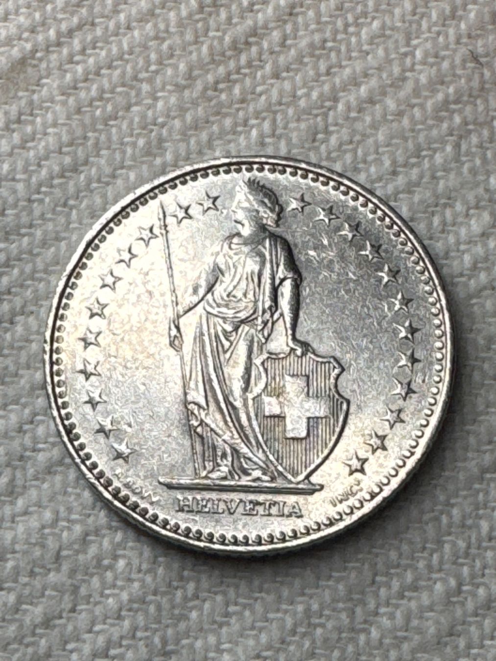 Tutti le monete: Pièce rare Suisse 1 Franc 1992 B – Usato da La Chaux-de-Fonds venduto da reu_kx5l 1