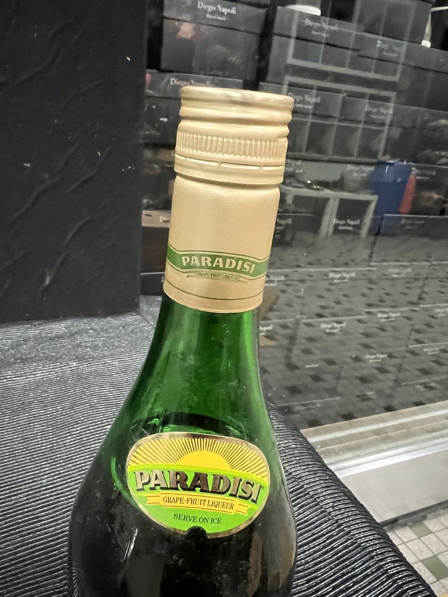 Bevande alcoliche: PARADISI GRAPPE-FRUIT LIQUEUR ANCIENNE BOUTEILLE – Usato da Genève venduto da Leboucheoreilles 7
