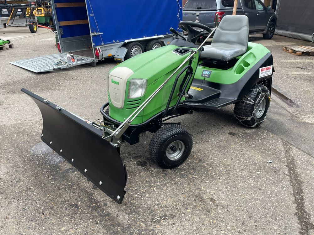 Rasentraktor Aufsitzmäher Viking mit Mähwerk und Schneepflug Kaufen