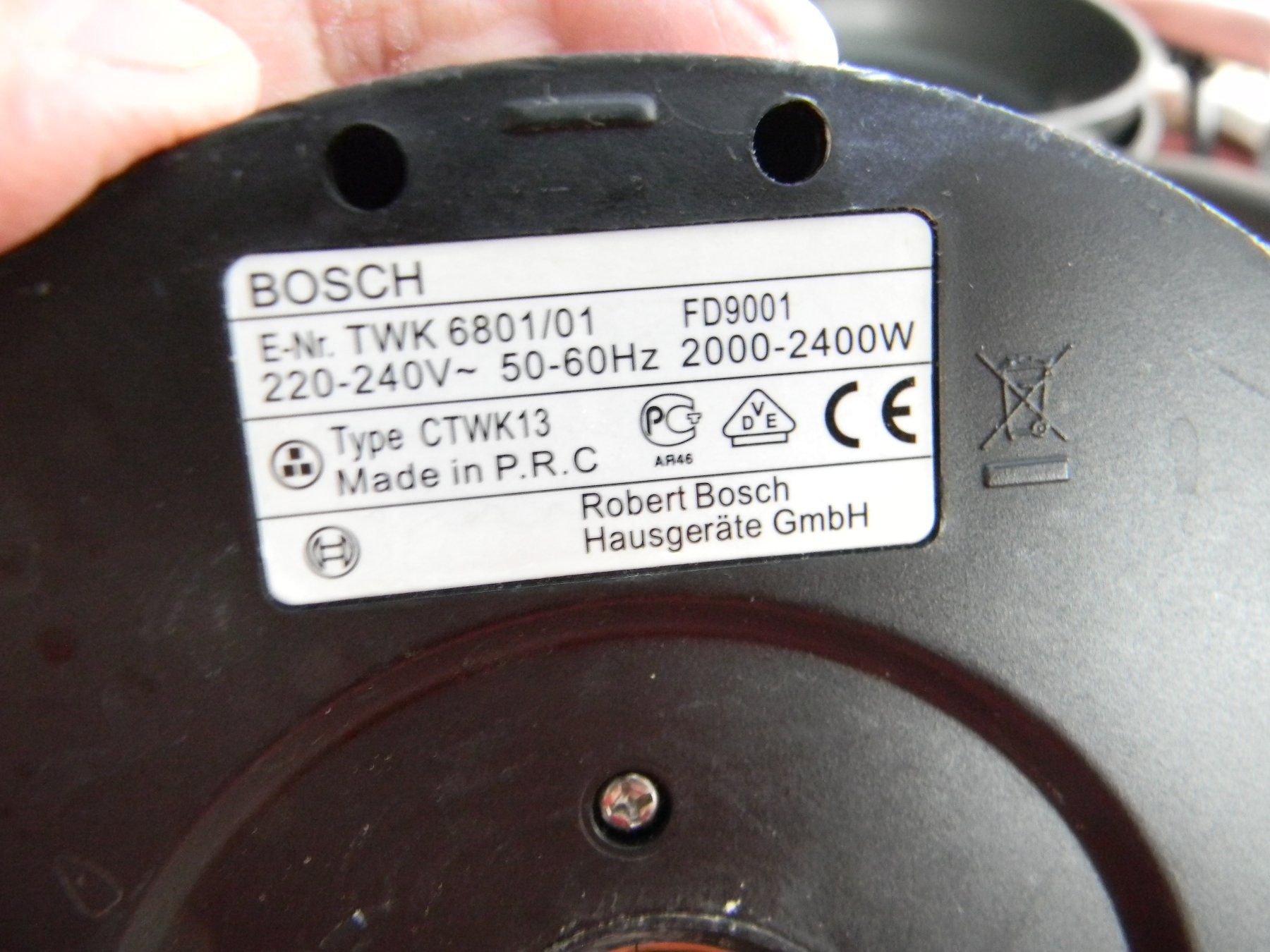 Bosch Bollitori: bouilloire électrique Bosch – Usato da Bournens venduto da monique048 2