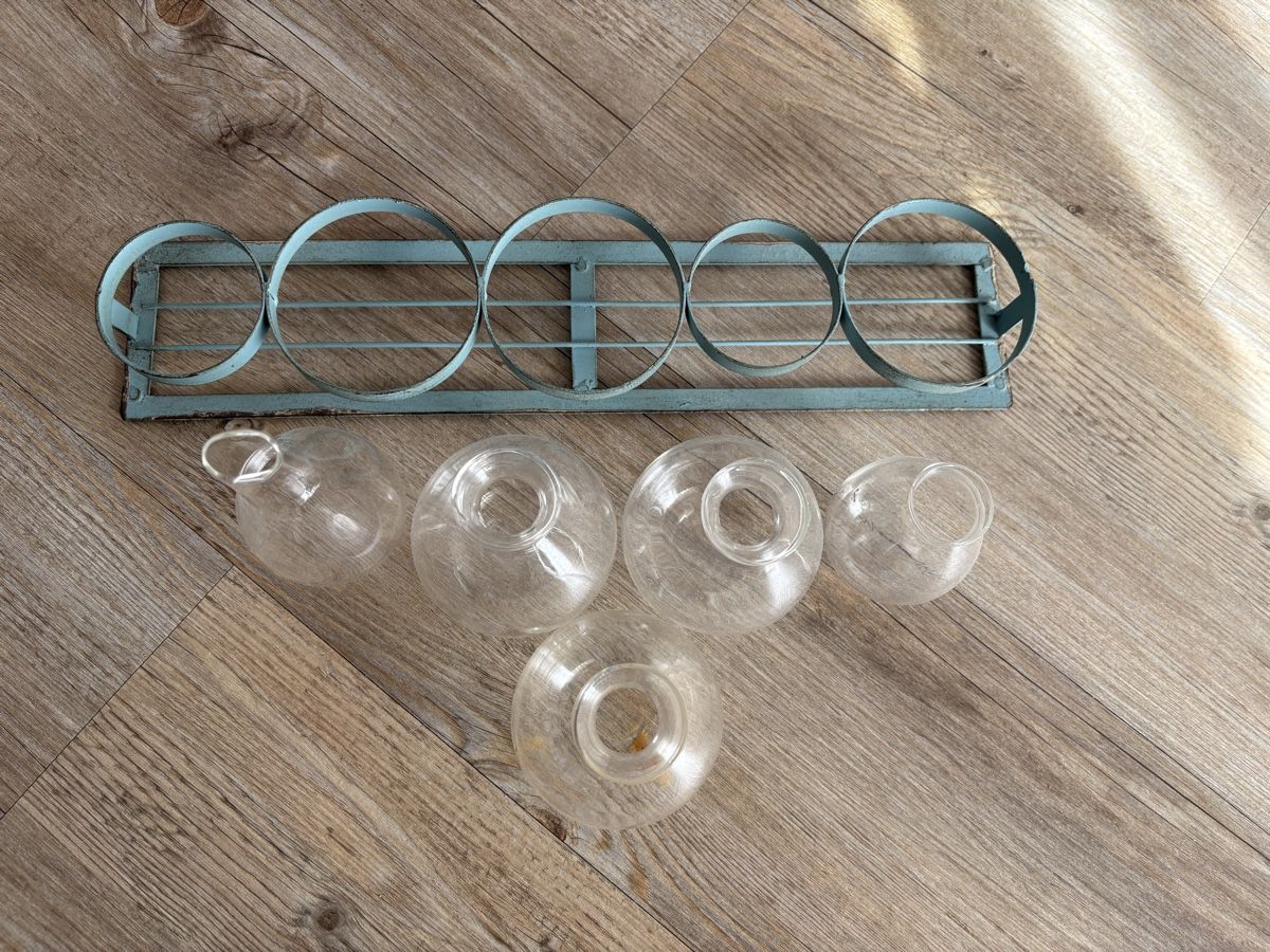 Vasi & Recipienti: Déco Vintage - support et 5 vases en verre – Usato da Zweisimmen venduto da Domii 6