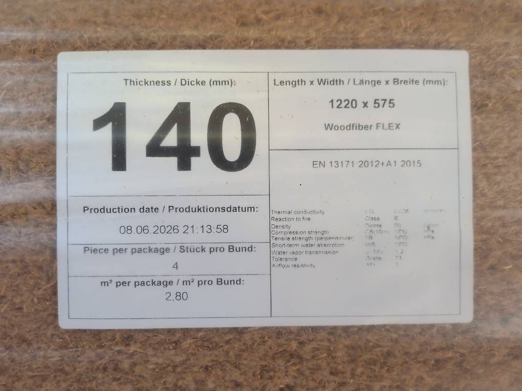 Articoli in legno: Holz Isolation, Flexplatte 140mm – Nuovo e nell'imballaggio originale da Wilen (Sarnen) venduto da stebejans 1