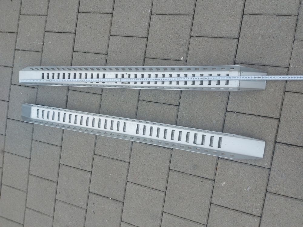 Alu Blech Rampe ; Rollstuhlrampe ca 120cm im SET 2Stück (Gebraucht) in ...