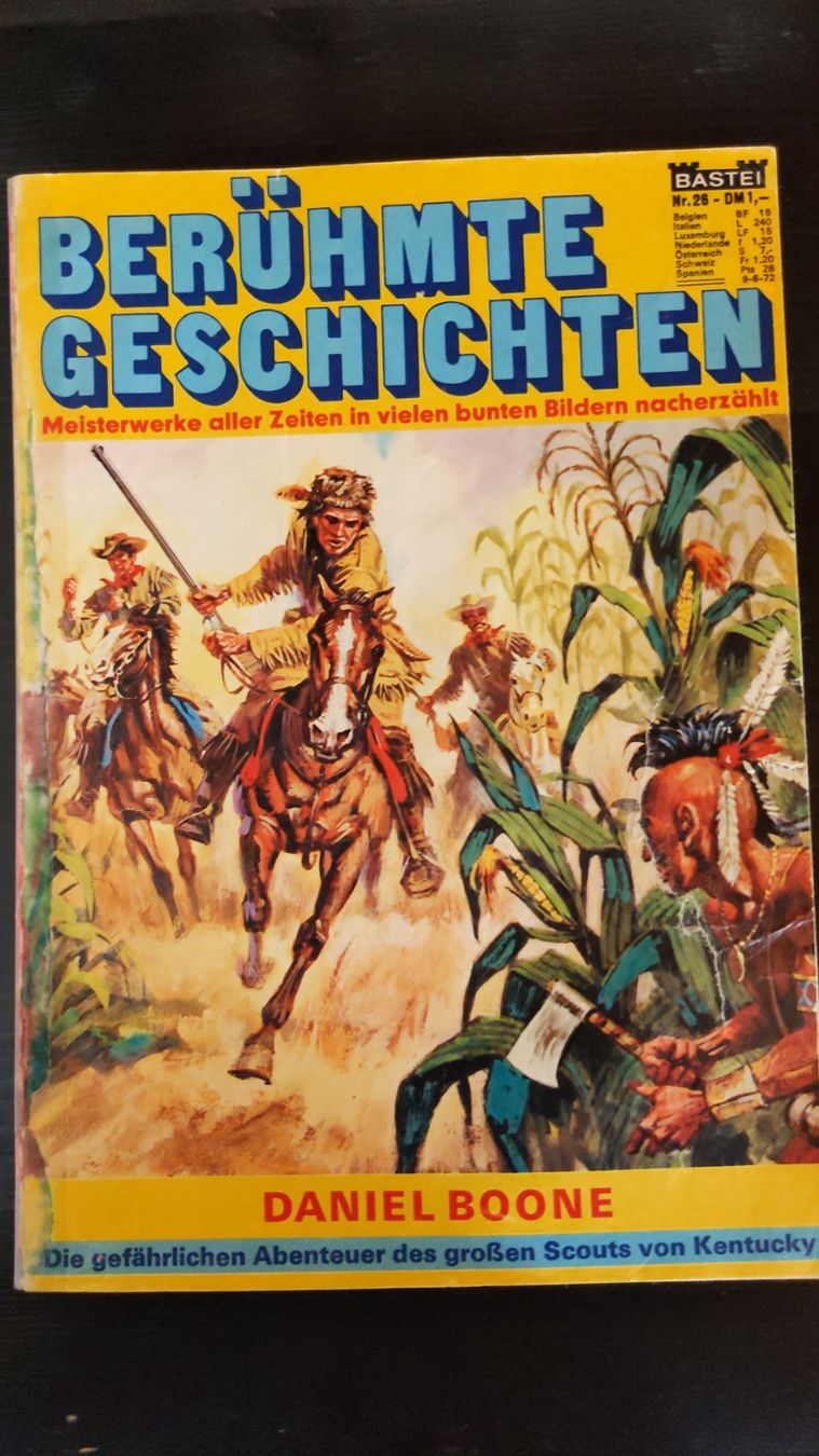 Fumetti: Berühmte Geschichten - Daniel Boone Comic, Vintage – Usato da Niederscherli venduto da Mon_Art