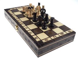 Schachbrett „Glanz“ Holz neu Chess