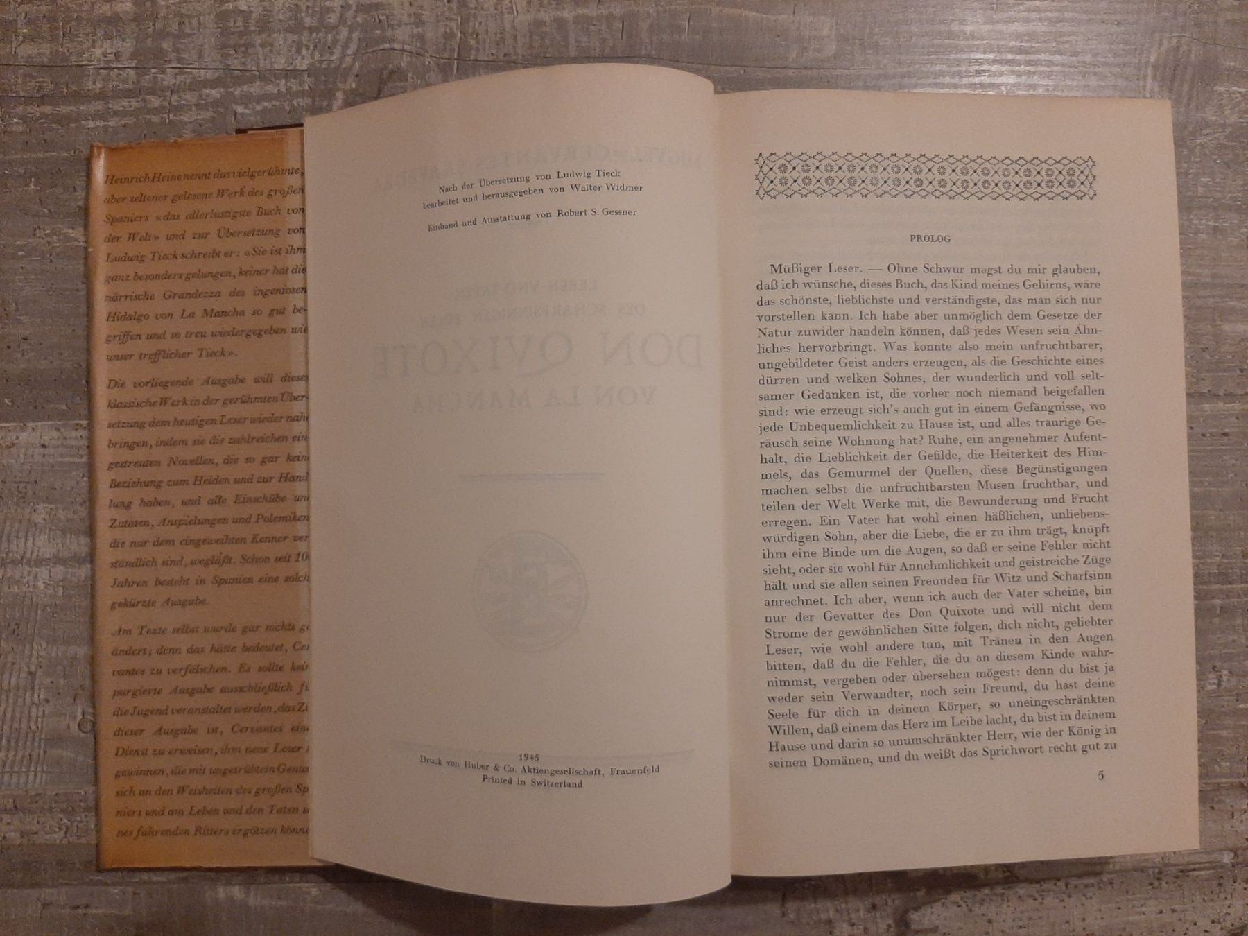 Libri: Don Quijote, Cervantes, 1945, – Usato da Perlen venduto da Safari_23 2