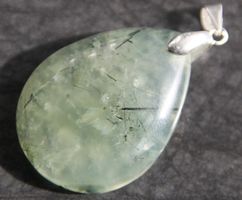 Neu: Prehnit Schmuck Anhänger ohne Kette
