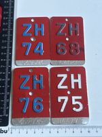 4x Schildern ZH 74 68 76 75 (S27)