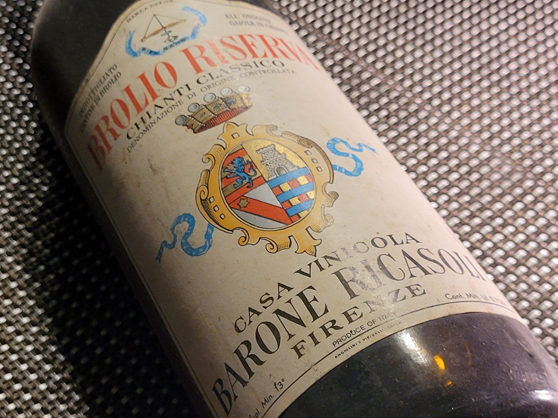Vino: 1967 BROLIO CHIANTI CLASSICO RISERVA DOCG, antik, selten! – Nuovo (secondo la descrizione) da Oetwil am See venduto da swisspeak 1