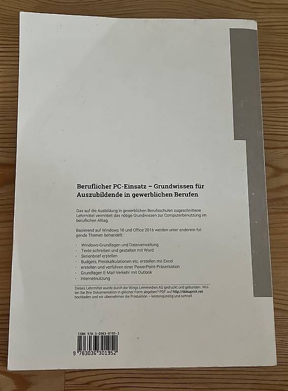 Bücher: Beruflicher PC-Einsatz – Gebraucht aus Sempach von Soleil347 1
