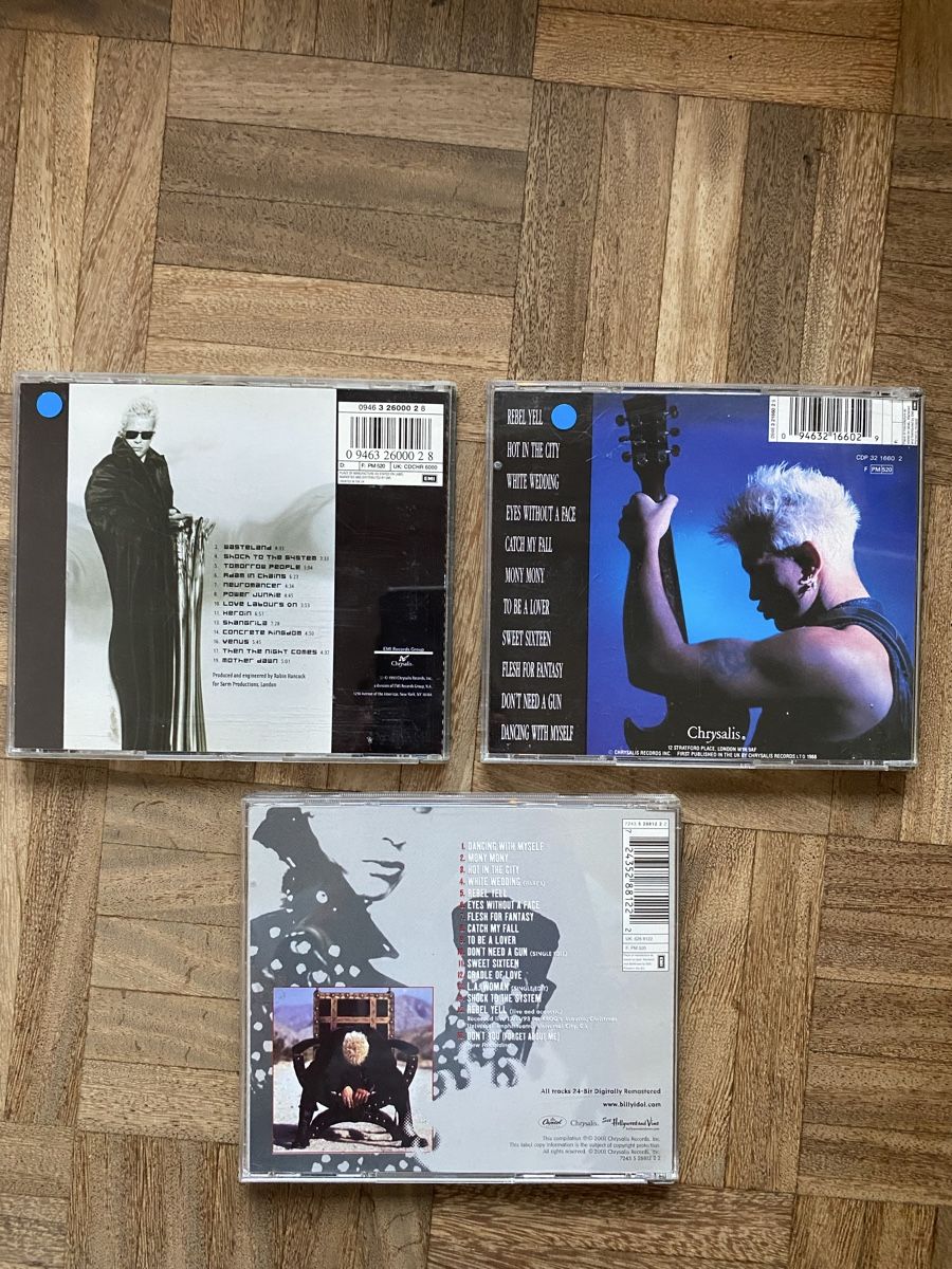 CD: Billy Idol 3 CD‘s – Usato da Männedorf venduto da Sandrina8 1
