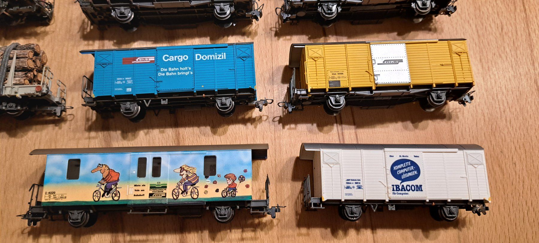 Bemo Modelleisenbahnen: Konvolut Bemo Güterwagen – Gebraucht aus Urdorf von Canyamel1 4