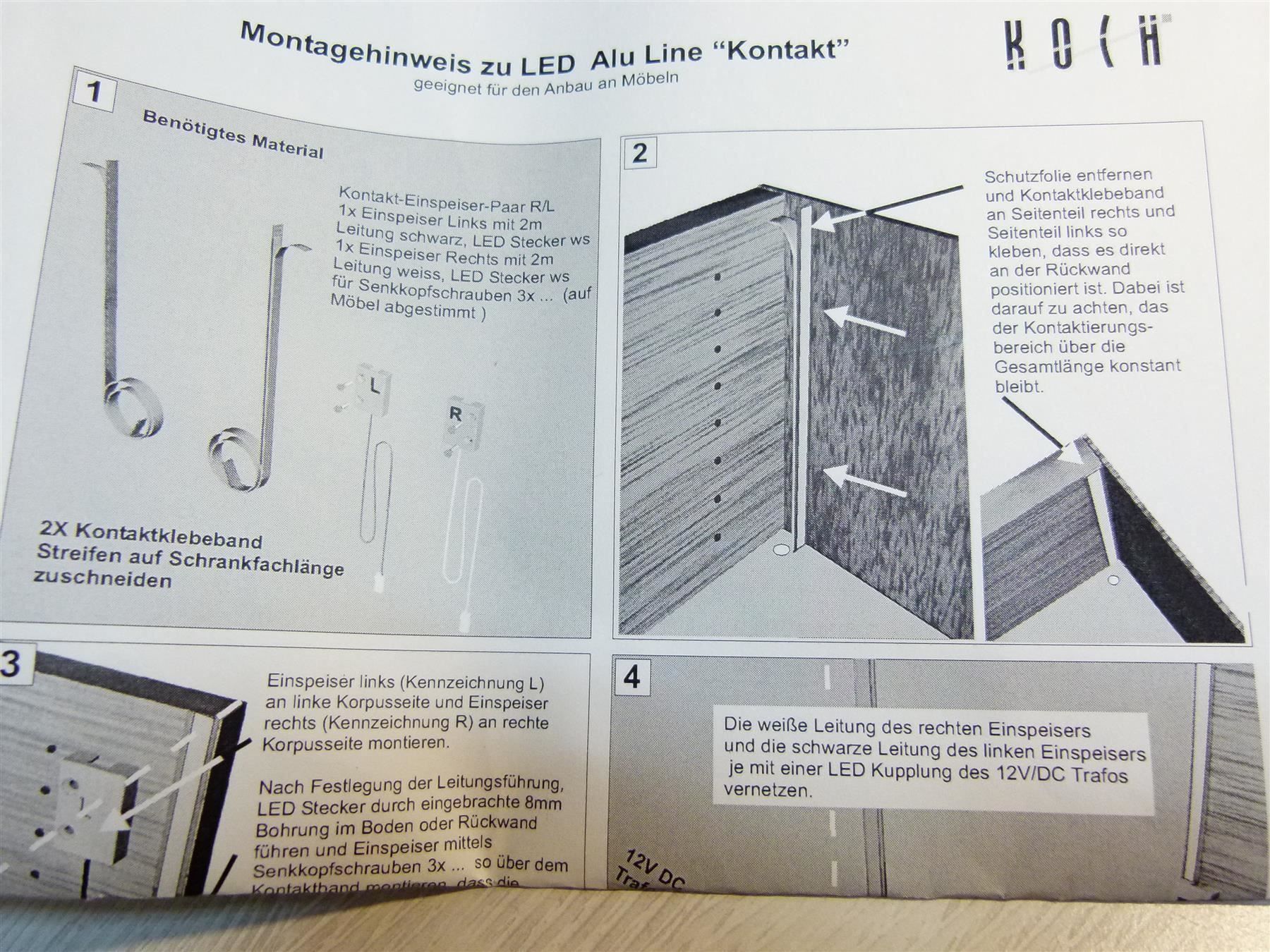 Lampen: Möbel einbau Kontakt Led set Inkl. Netzt – Neu und originalverpackt aus Uerkheim von Justi.y 3