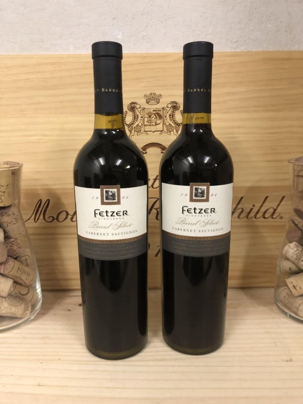 Rioja Vino: 2x 1994 CABERNET SAUVIGNON FETZER BARREL SELECT – Nuovo e nell'imballaggio originale da Münchenstein venduto da weinundspirituosen
