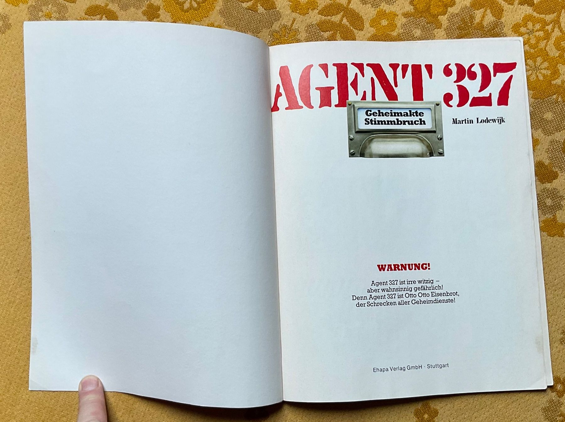 Comics: Agent 327 Band Nr 4 von 1984 – Gebraucht aus Endingen von nathan05 2
