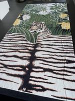 Badetuch mit Tigerprint, Neuwertig