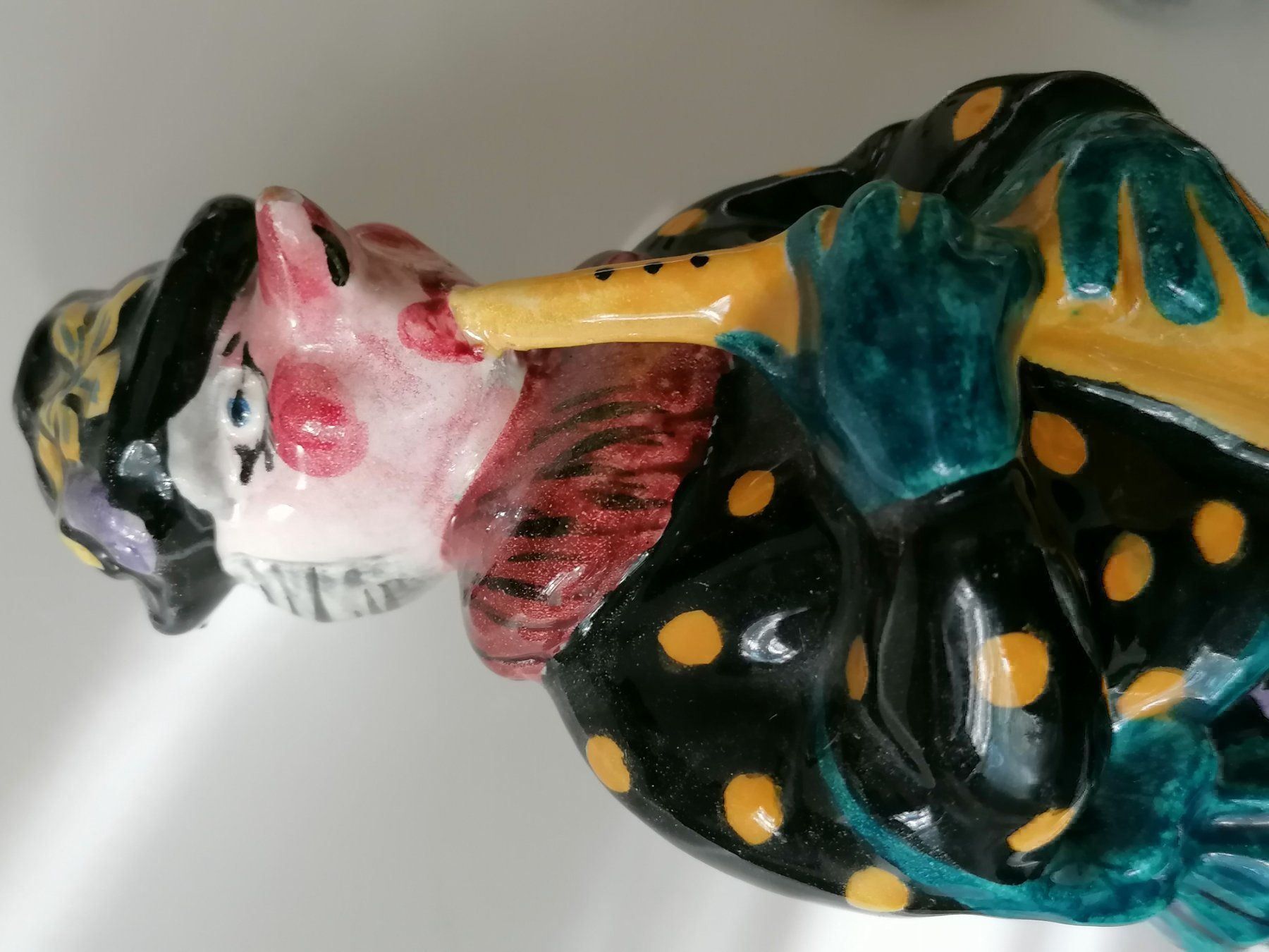 Statuette: Keramikfigur Fasnacht – Usato da Basel venduto da vintagecollector 1