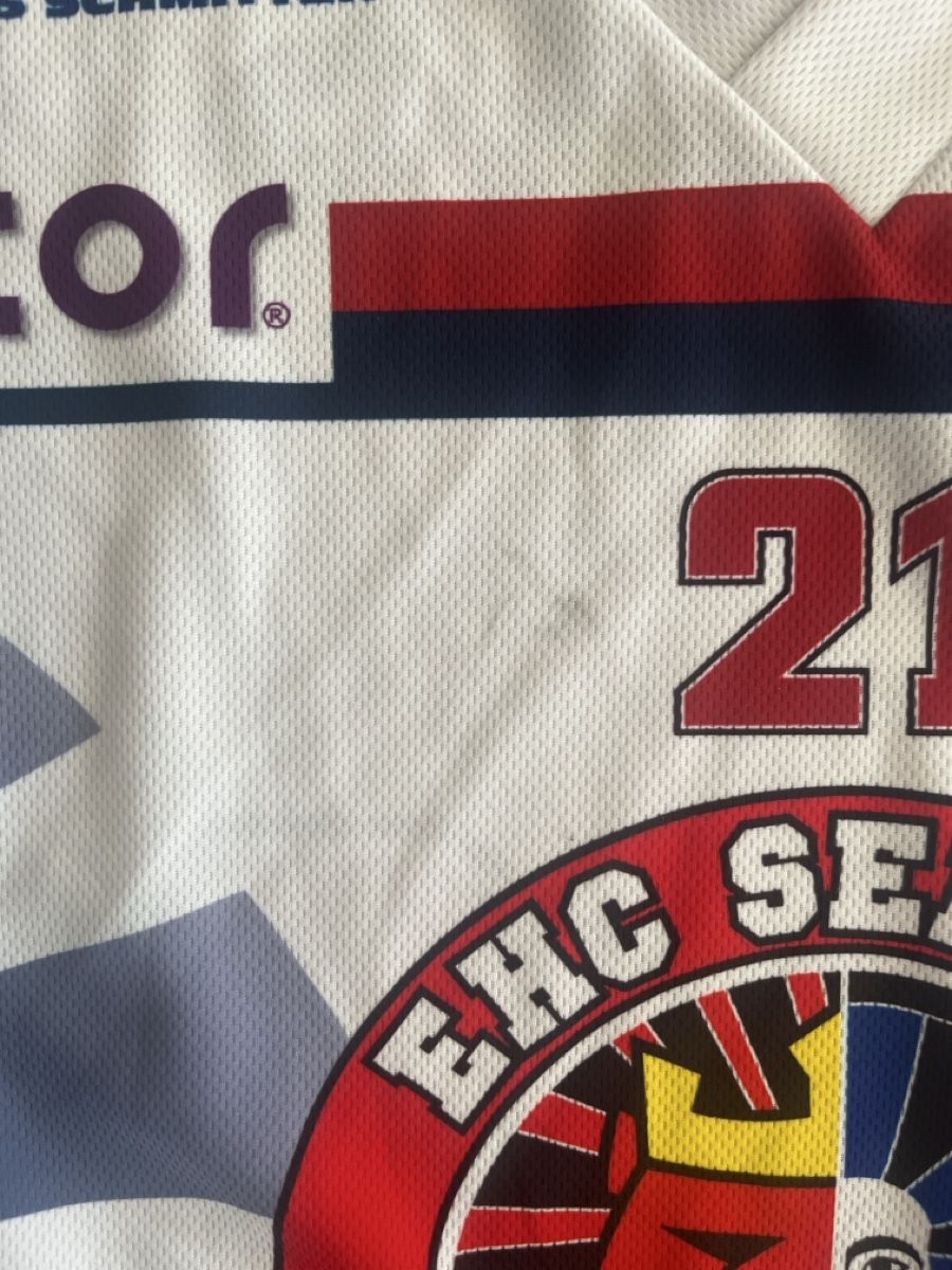 Gameworn Canottiere & Pantaloni: Game Worn EHC Sensee Trikot – Usato da Alterswil FR venduto da fasel11 2
