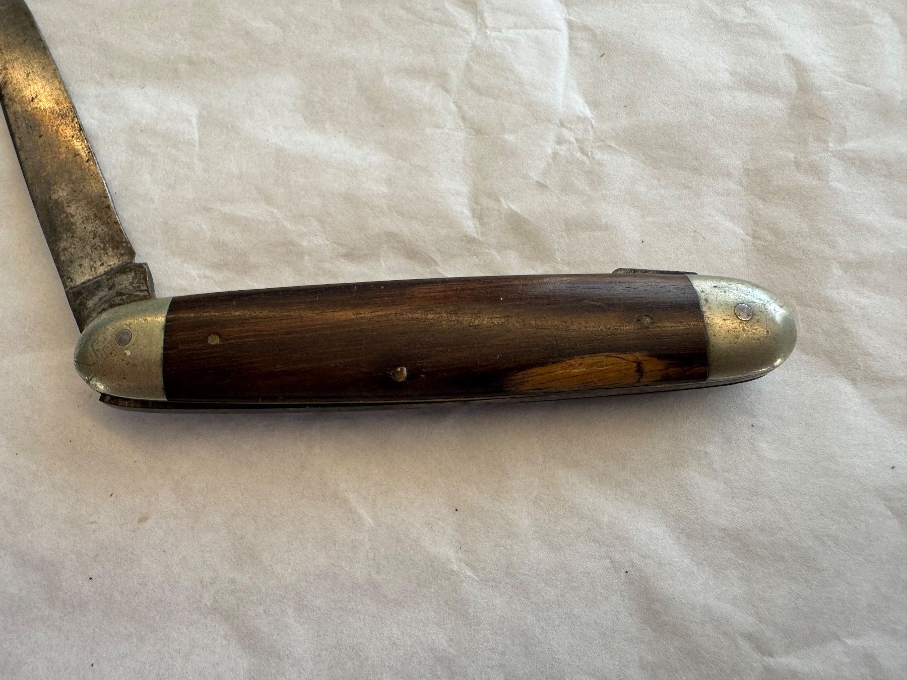 Solingen Coltelli tascabile: Solingen Taschenmesser mit Holzgriff – Usato da Kestenholz venduto da Sackmesser67 4