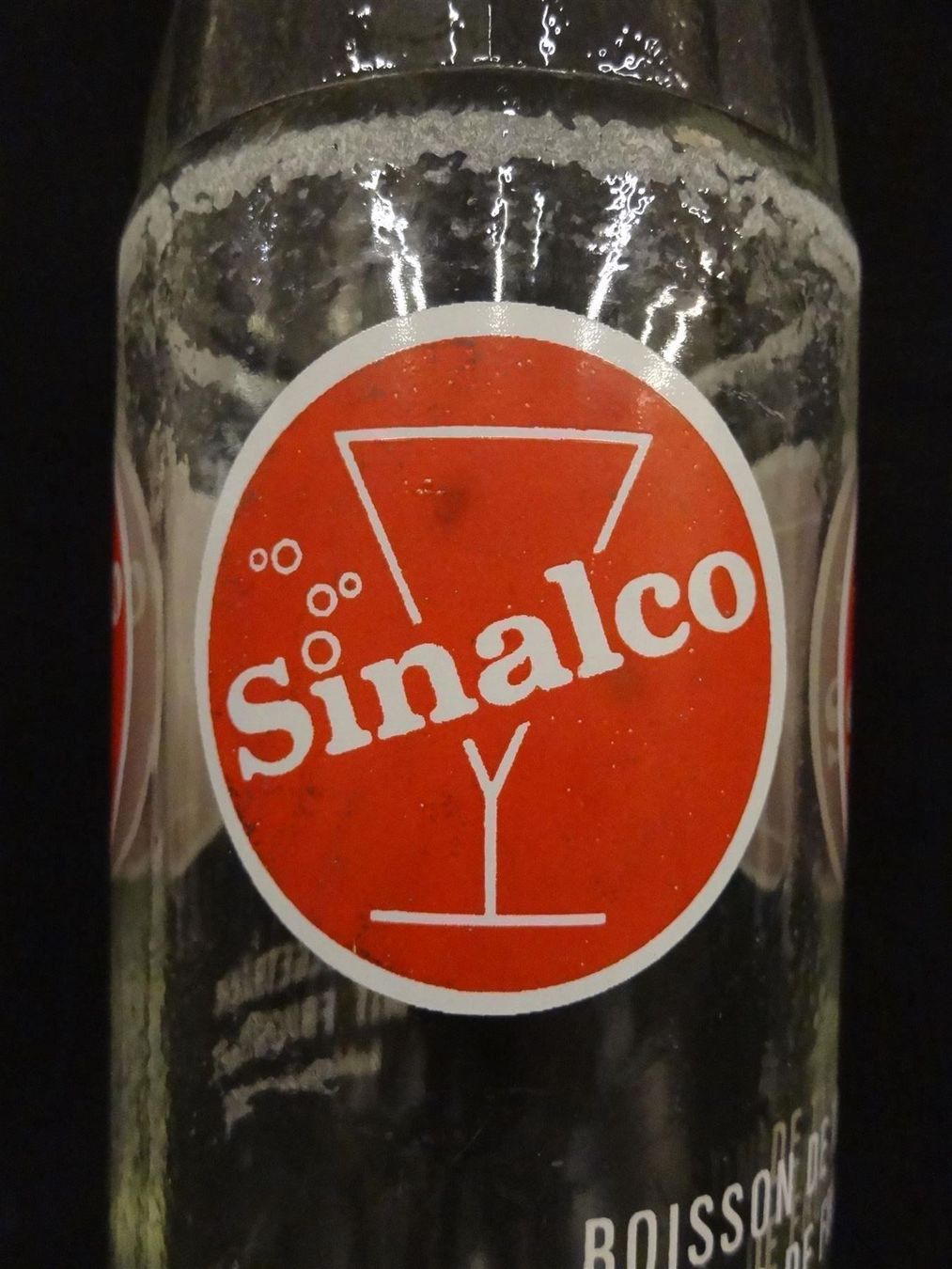 Sinalco Gläser, Krüge & Flaschen: alte Flasche SINALCO 1970 ungeeicht – Gebraucht aus Kerzers von Flaschenposten 3
